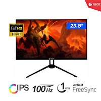 MONITOR TEROS TE-2412S 23.8"  IPS  Full HD 1920x1080 100HZ 1MS VGA/HDMI